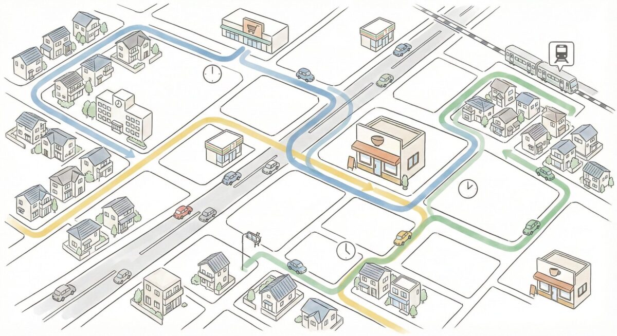 立地が9割-郊外型立地-飲食店の立地診断と店舗デザインの相談窓口