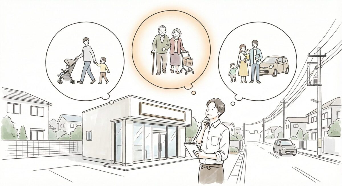 立地が9割-どんな人がくるのか考える郊外型立地-飲食店の立地診断と店舗デザインの相談窓口